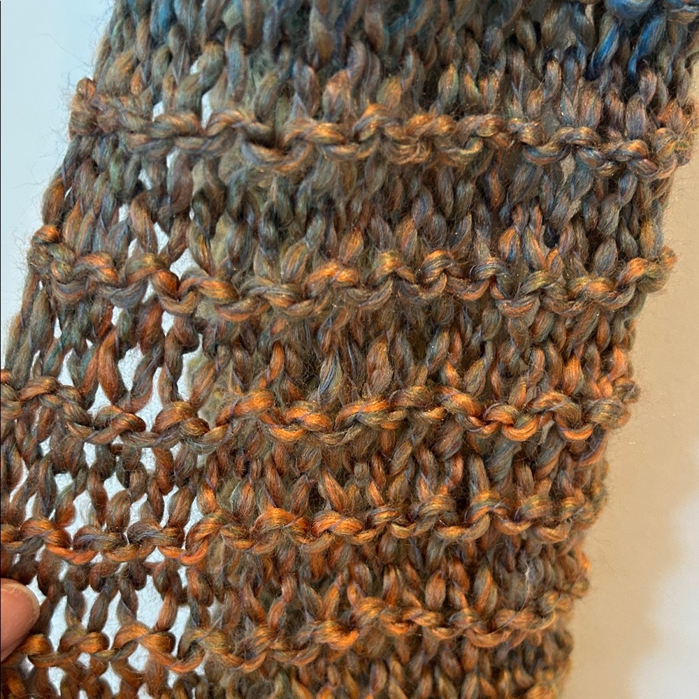 Multicolor Knit Scarf - Picture 5 of 6